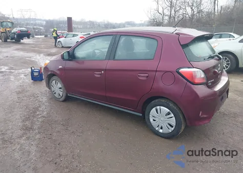 2021 Mitsubishi Mirage Carbonite Edition/Es/Le из США, поврежденный, VIN ML32AUHJ8MH004754